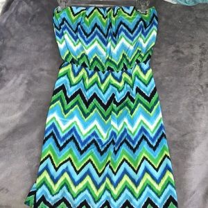 Strapless dress